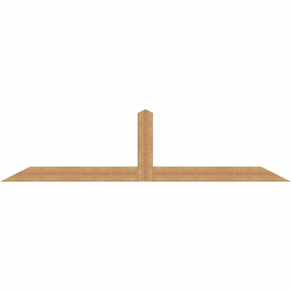 Ekena Millwork Portland Timber Gable Bracket, Western Red Cedar, 108"W x 27"H x 3 1/2"D x 5 1/2"F, 6/12 Pitch GBW108X27X0406POR00SWR - main